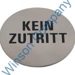 Sign sticker -- SN5433