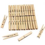 Wooden clothes spring pegs  SN5251