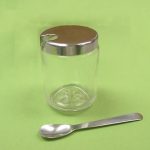 Glass mustard pot  TB5855